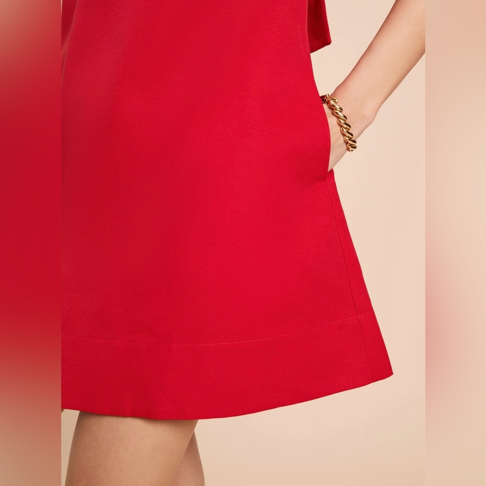 STAUD MINI ILANA DRESS POINSETTIA - Picture 3 of 7